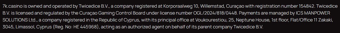 Приложение 7K Casino для TM