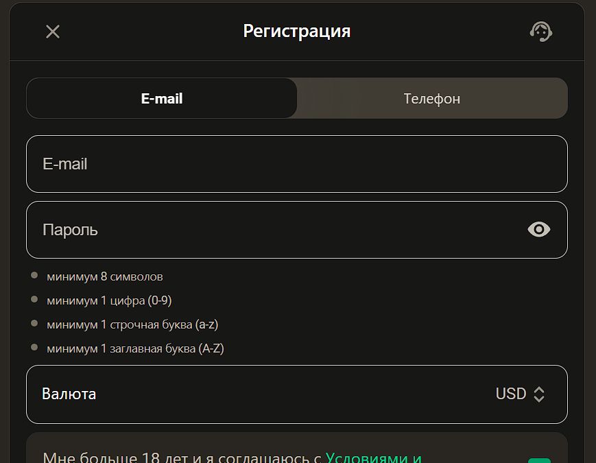 Зеркало Parimatch Туркменистан