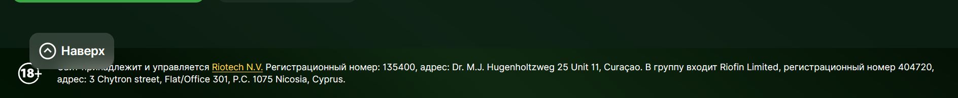 Мобильное зеркало Riobet TM