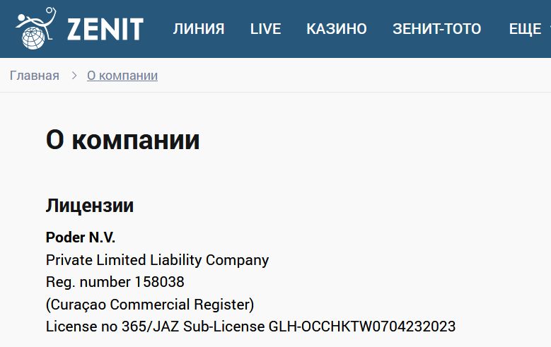 Главная Зенит зеркало TM